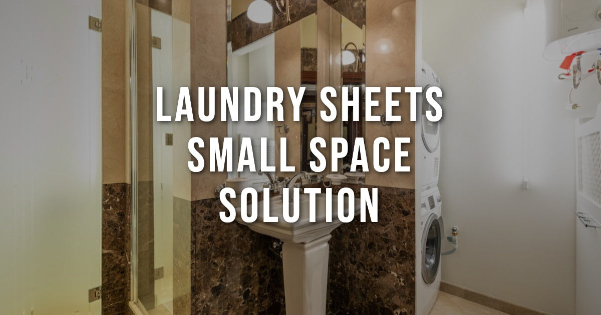 Laundry Detergent Sheets Save Space in Small Apartments